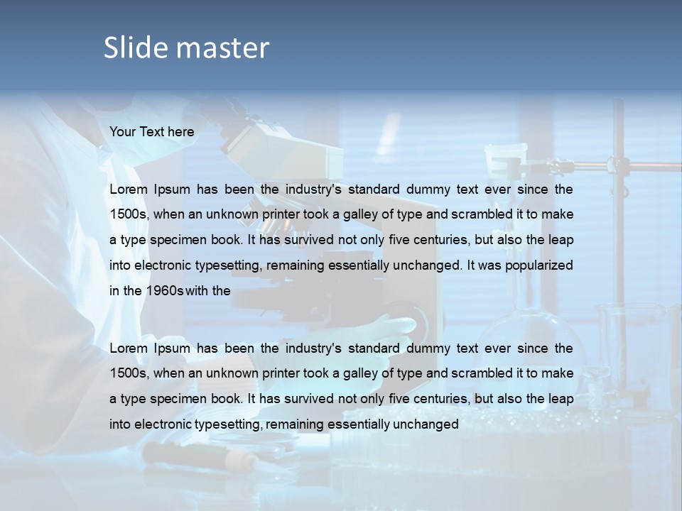 Chemical Biology Scientific PowerPoint Template