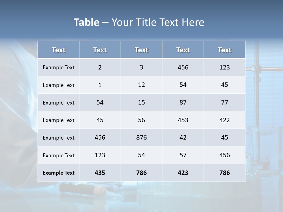 Chemical Biology Scientific PowerPoint Template