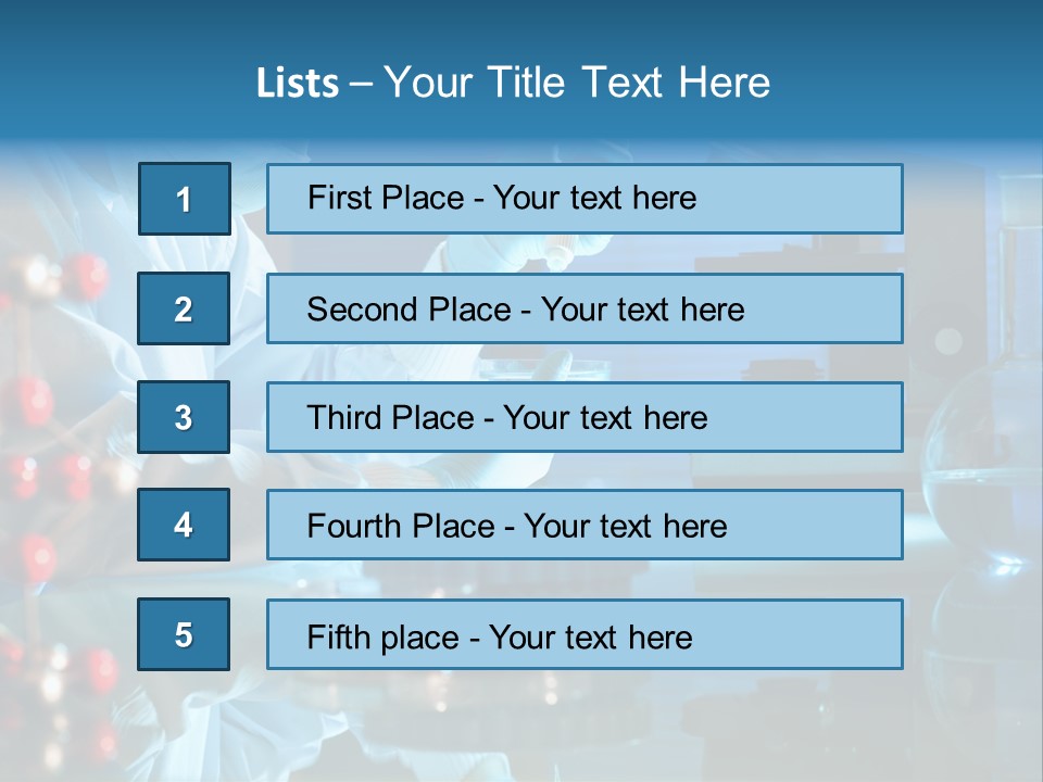 Chemist Learner Infection PowerPoint Template