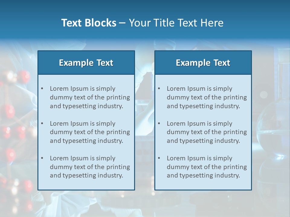 Chemist Learner Infection PowerPoint Template