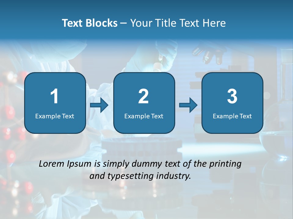 Chemist Learner Infection PowerPoint Template