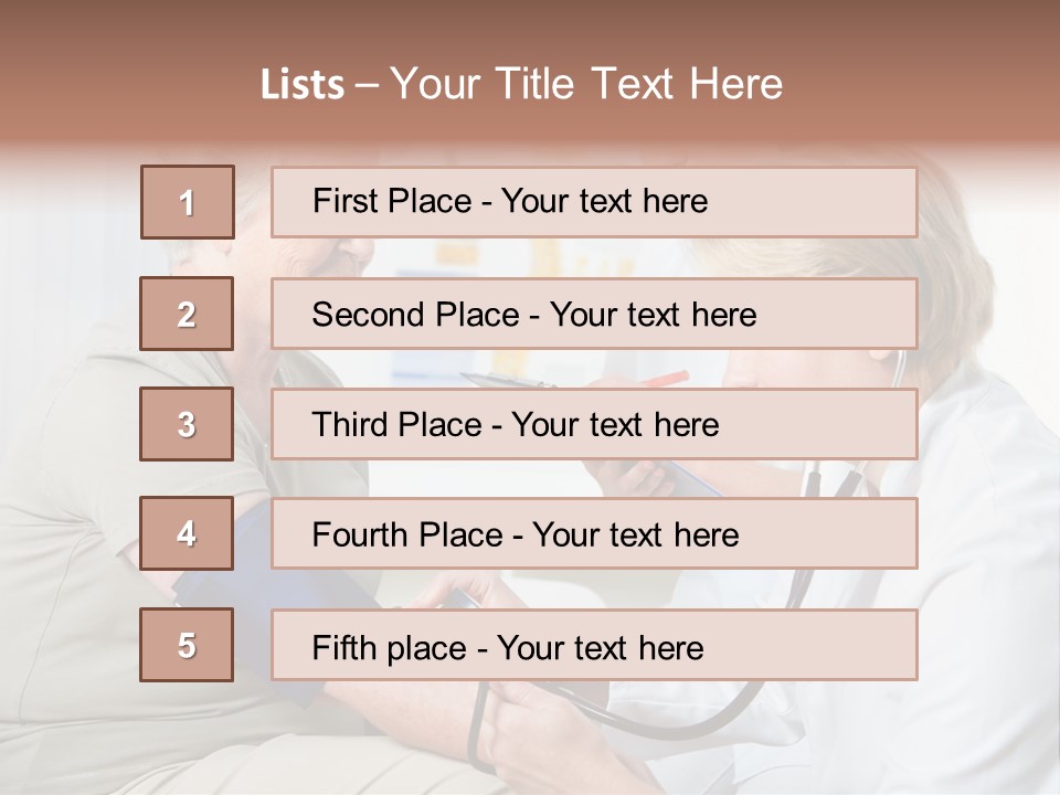 Nursing Home Healthy PowerPoint Template