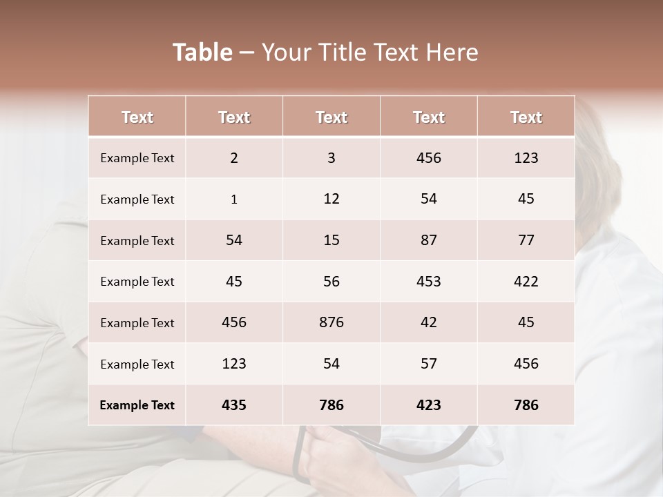 Nursing Home Healthy PowerPoint Template