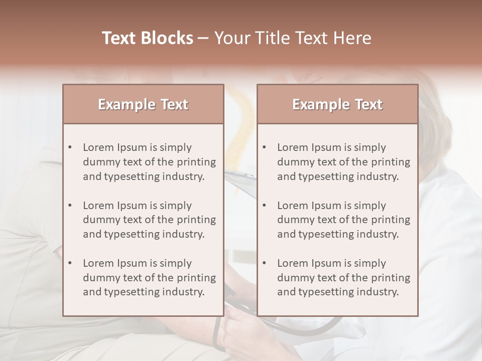 Nursing Home Healthy PowerPoint Template