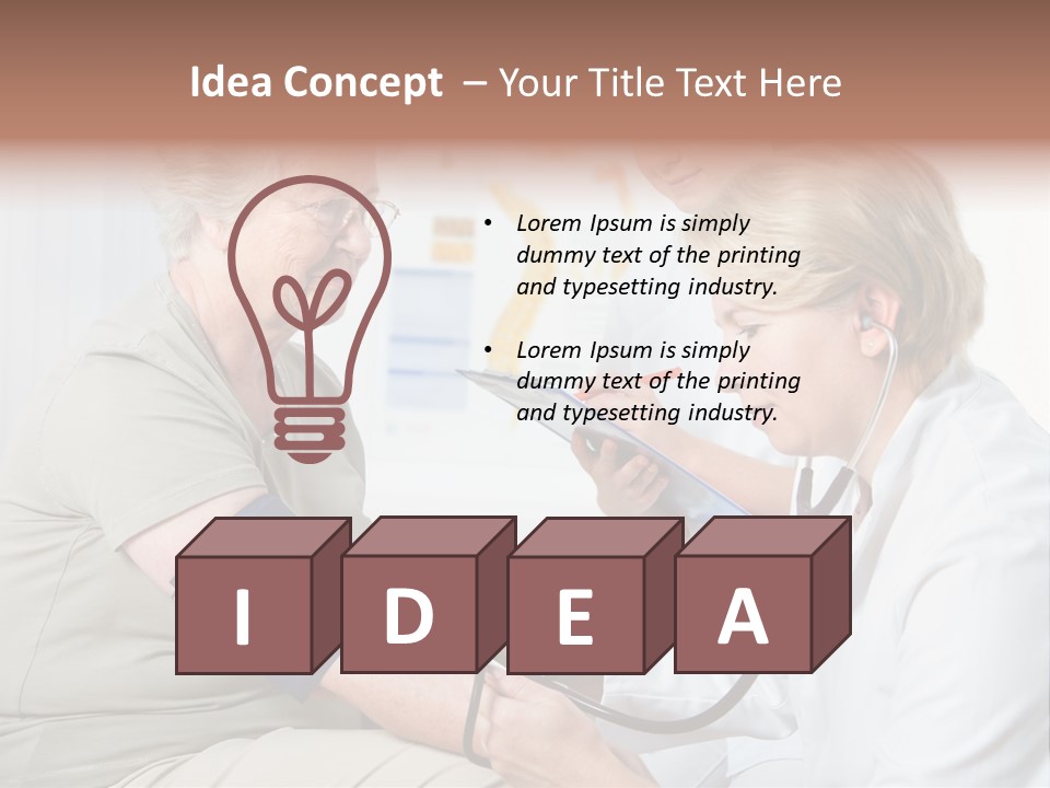 Nursing Home Healthy PowerPoint Template