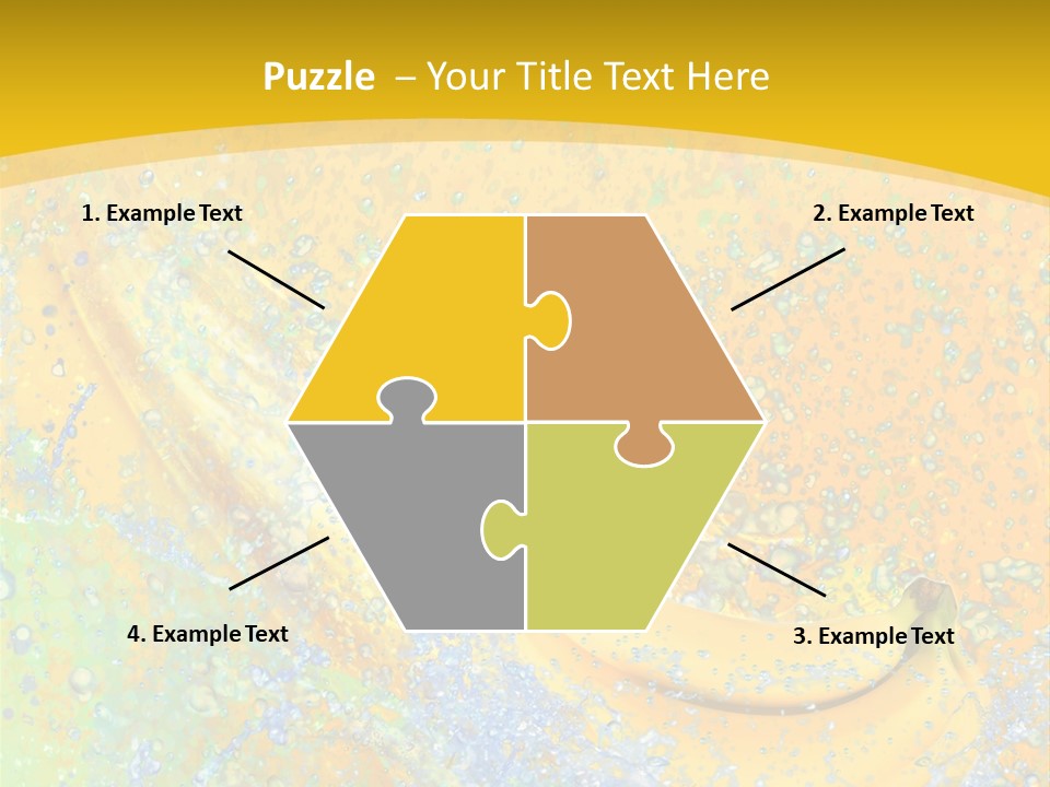 Boisson Chaleur Eau PowerPoint Template