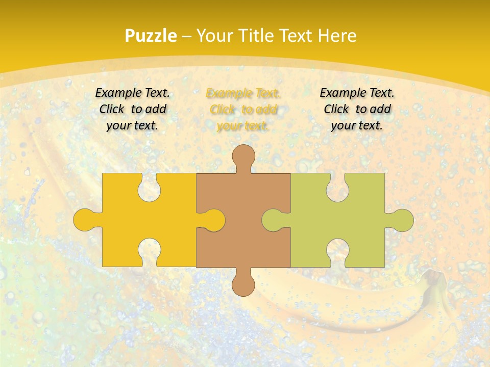 Boisson Chaleur Eau PowerPoint Template