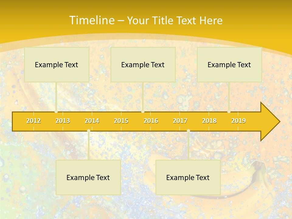 Boisson Chaleur Eau PowerPoint Template