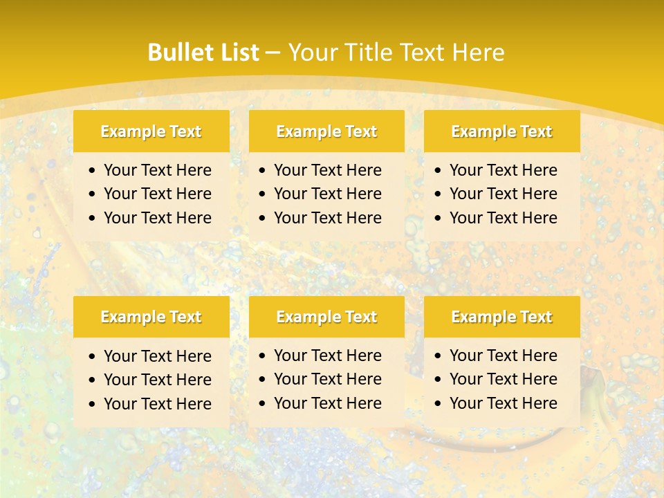 Boisson Chaleur Eau PowerPoint Template