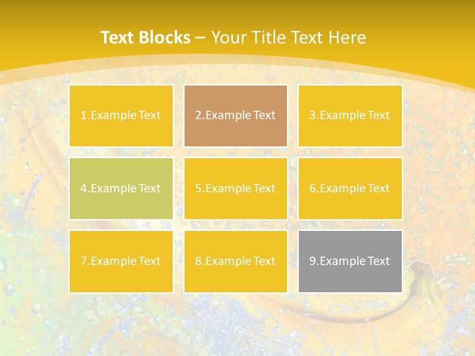 Boisson Chaleur Eau PowerPoint Template