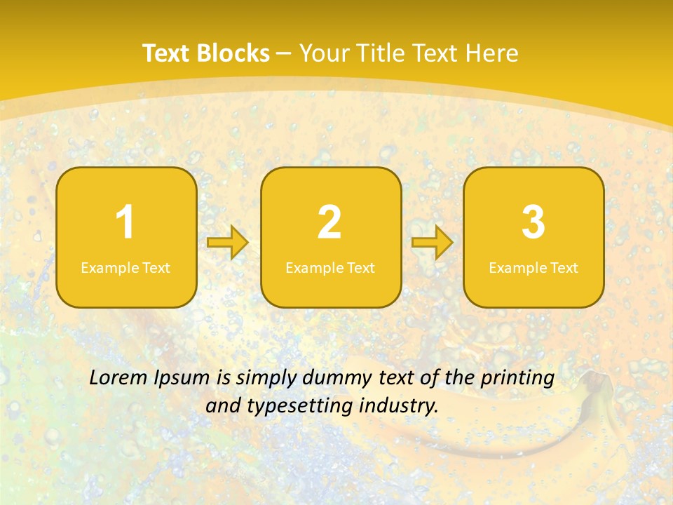 Boisson Chaleur Eau PowerPoint Template