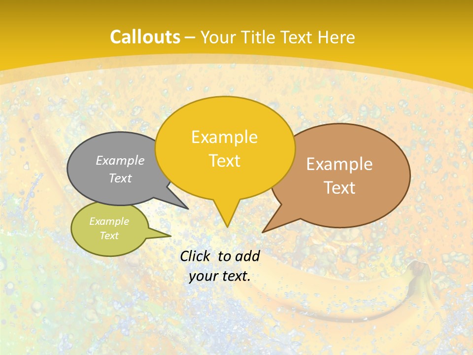 Boisson Chaleur Eau PowerPoint Template