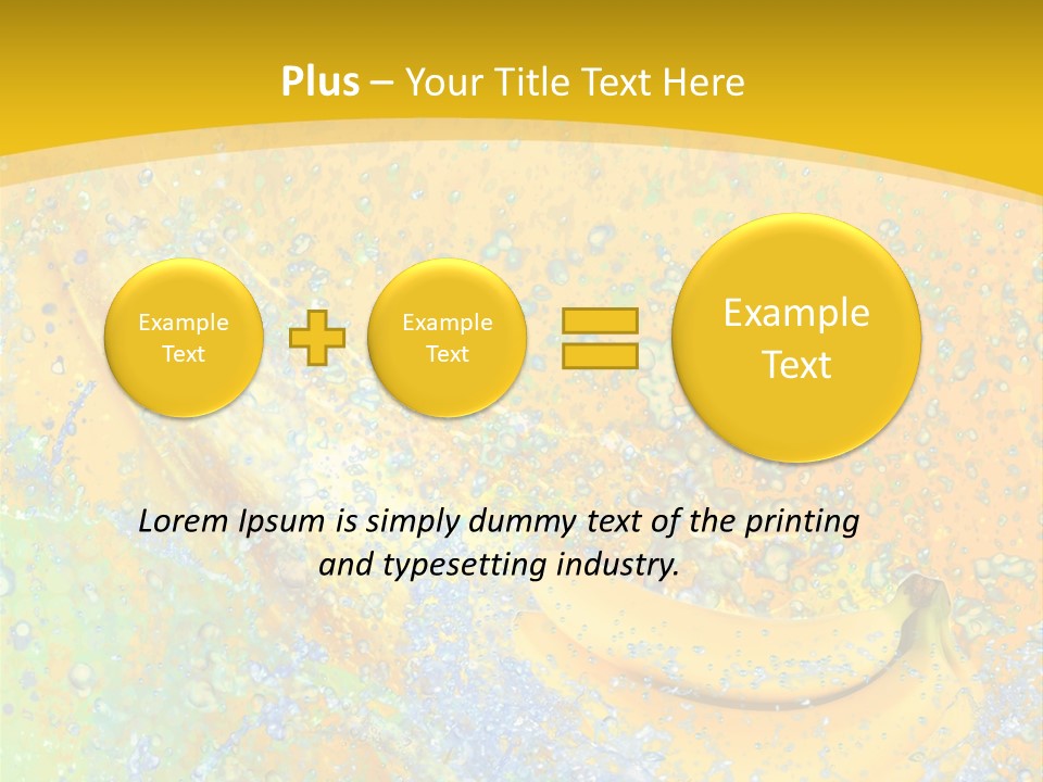 Boisson Chaleur Eau PowerPoint Template