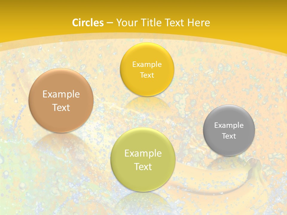 Boisson Chaleur Eau PowerPoint Template