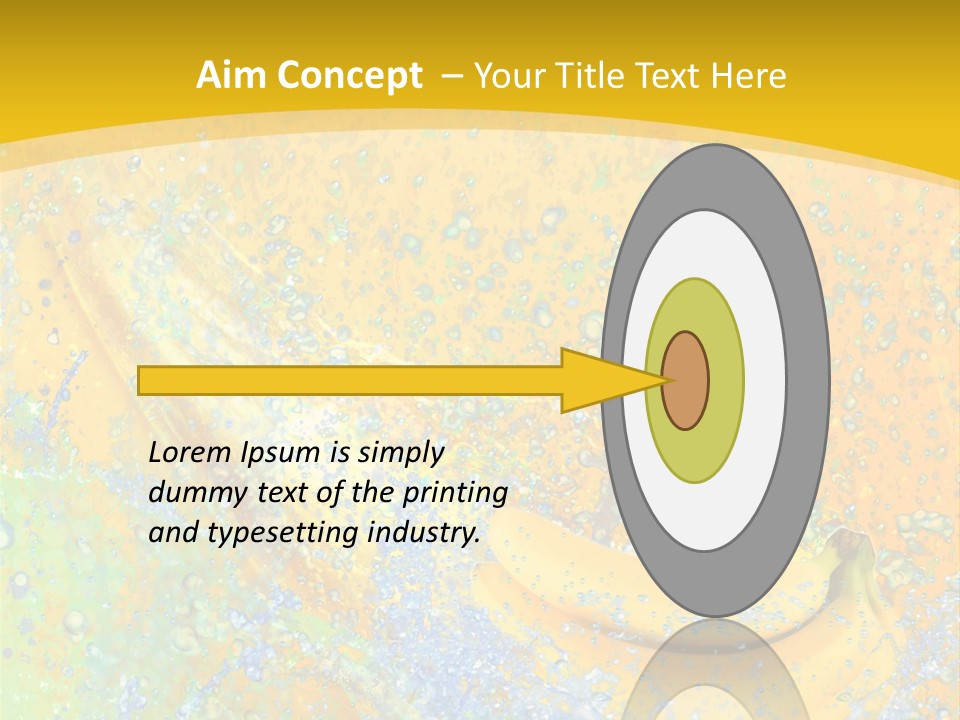 Boisson Chaleur Eau PowerPoint Template