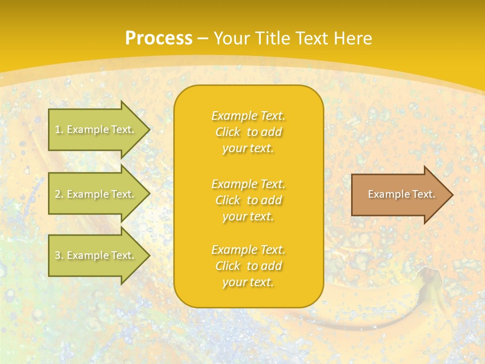 Boisson Chaleur Eau PowerPoint Template