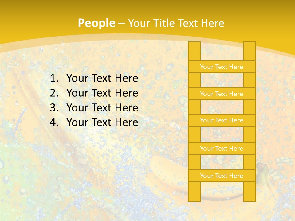 Boisson Chaleur Eau PowerPoint Template