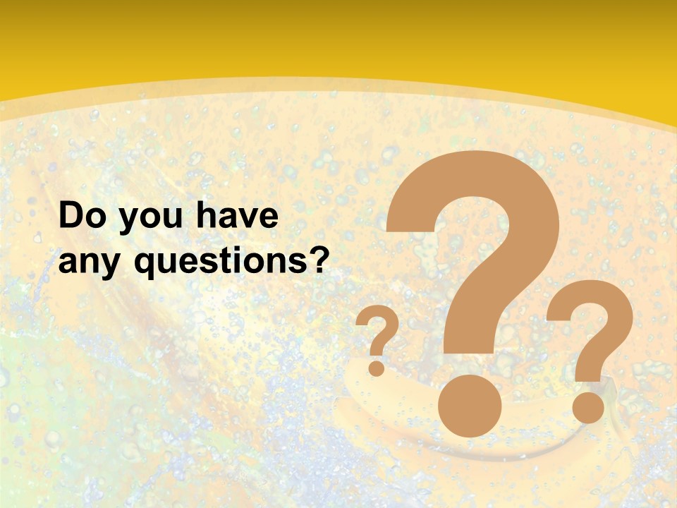 Boisson Chaleur Eau PowerPoint Template