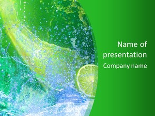 Eau Turbulence Soif PowerPoint Template