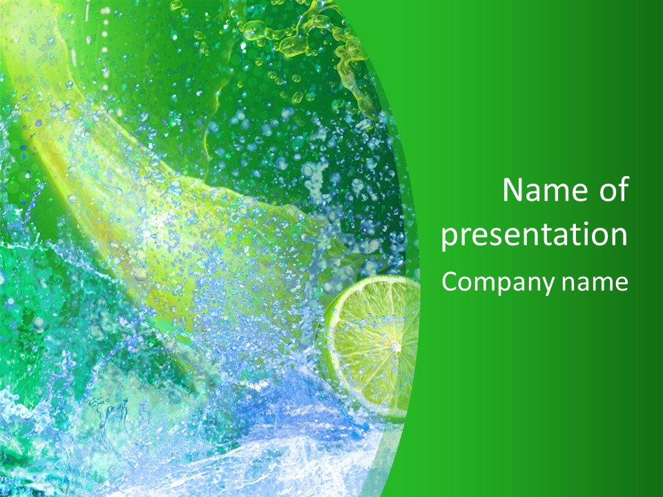 Eau Turbulence Soif PowerPoint Template