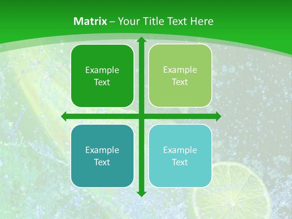 Eau Turbulence Soif PowerPoint Template