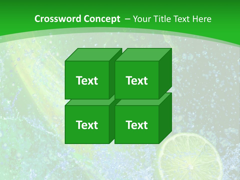 Eau Turbulence Soif PowerPoint Template