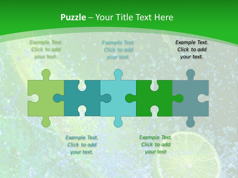 Eau Turbulence Soif PowerPoint Template