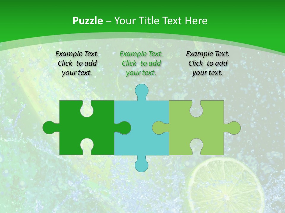 Eau Turbulence Soif PowerPoint Template