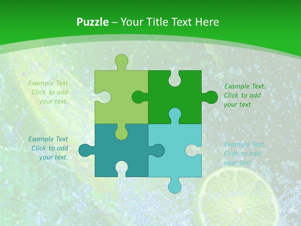 Eau Turbulence Soif PowerPoint Template