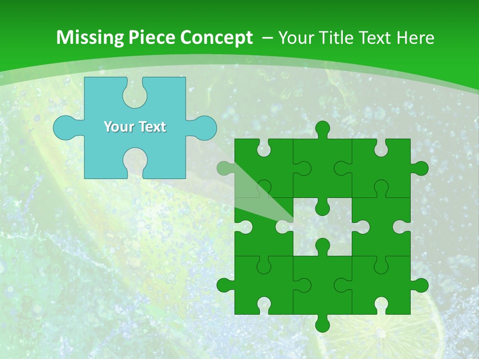 Eau Turbulence Soif PowerPoint Template