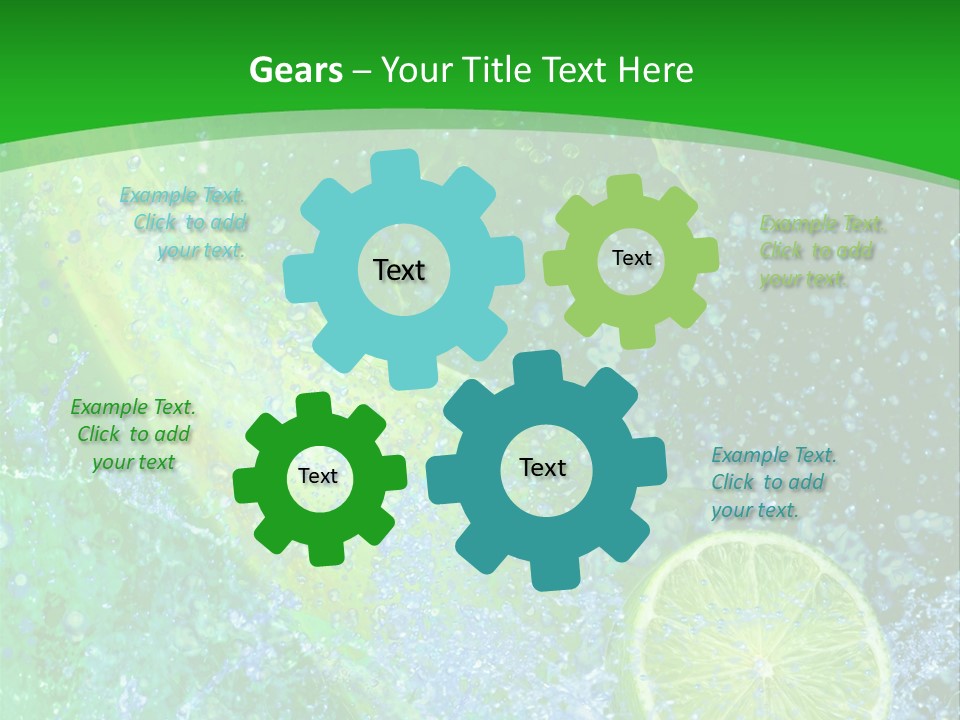 Eau Turbulence Soif PowerPoint Template