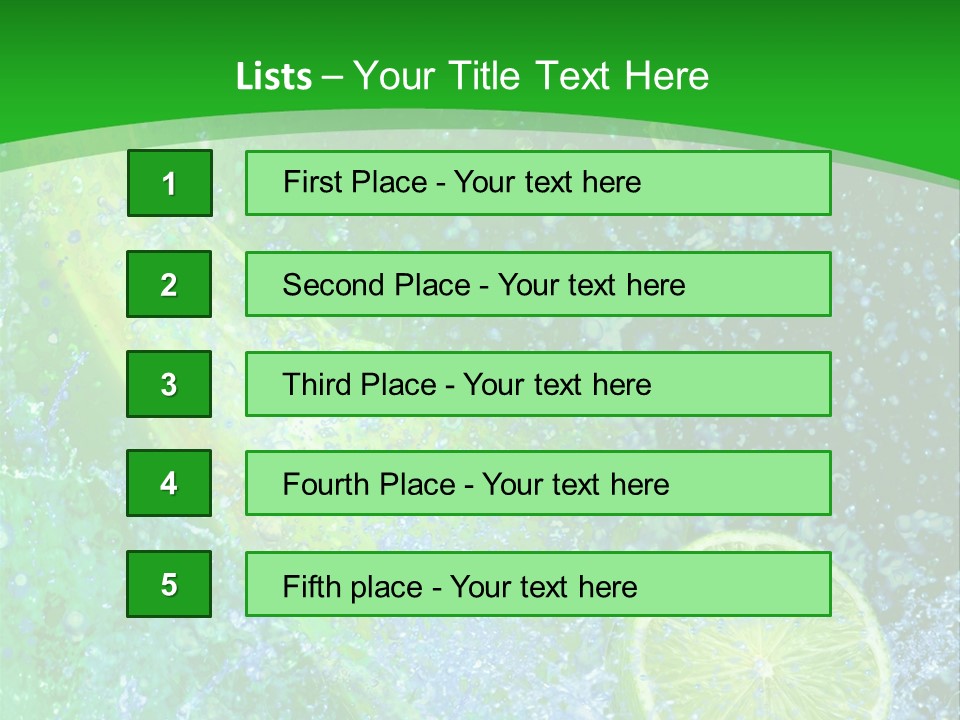 Eau Turbulence Soif PowerPoint Template