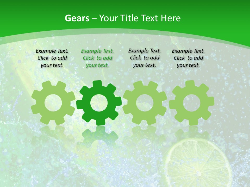 Eau Turbulence Soif PowerPoint Template