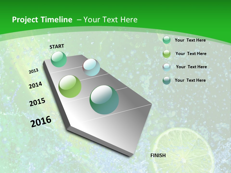 Eau Turbulence Soif PowerPoint Template
