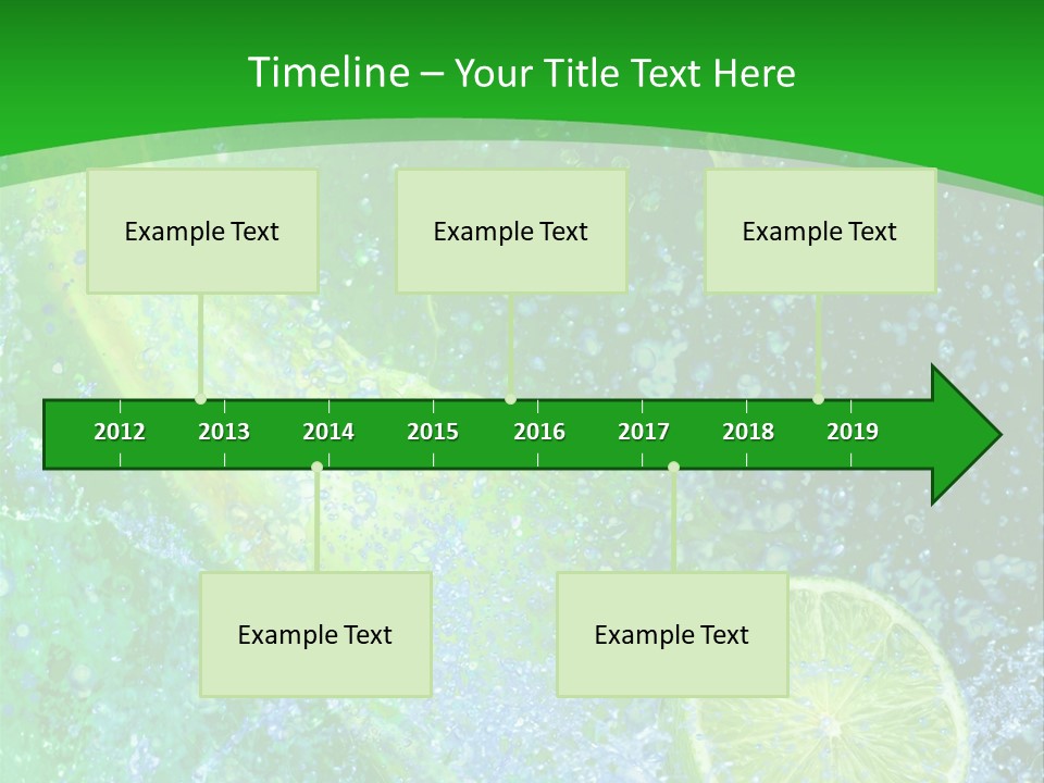 Eau Turbulence Soif PowerPoint Template