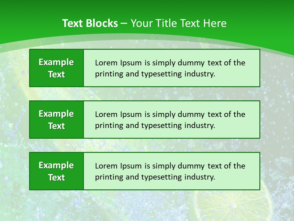 Eau Turbulence Soif PowerPoint Template