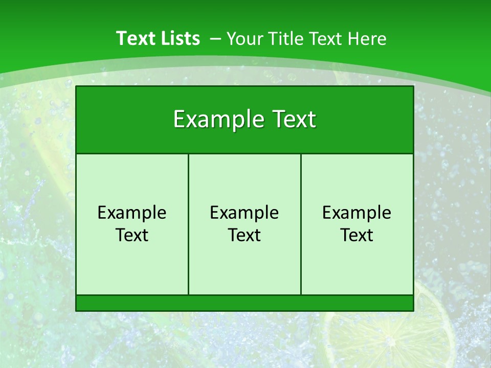 Eau Turbulence Soif PowerPoint Template