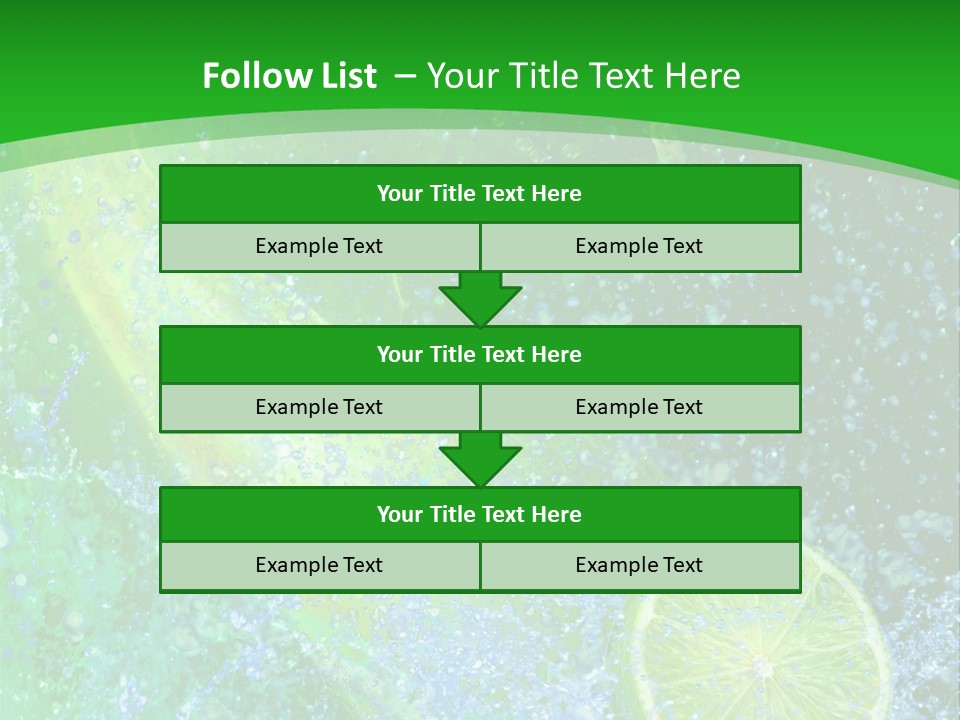 Eau Turbulence Soif PowerPoint Template