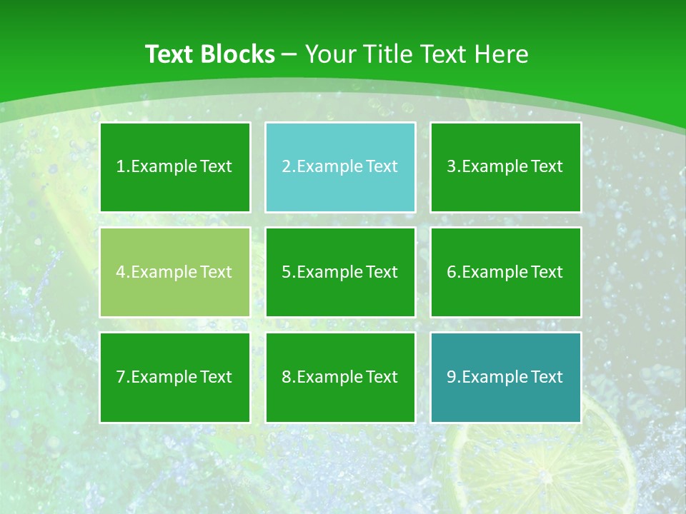 Eau Turbulence Soif PowerPoint Template