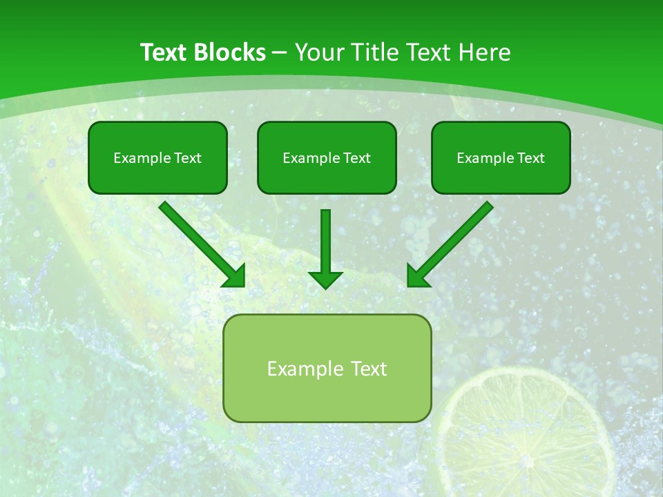 Eau Turbulence Soif PowerPoint Template