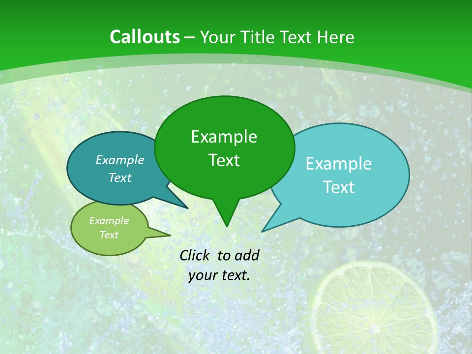 Eau Turbulence Soif PowerPoint Template