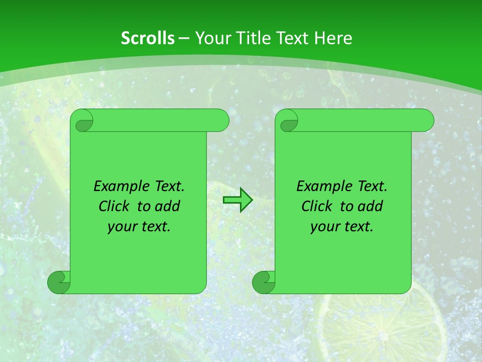 Eau Turbulence Soif PowerPoint Template