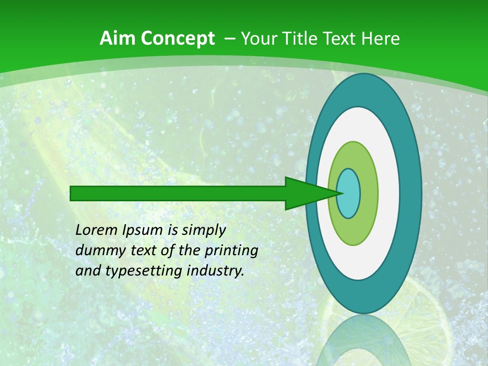 Eau Turbulence Soif PowerPoint Template