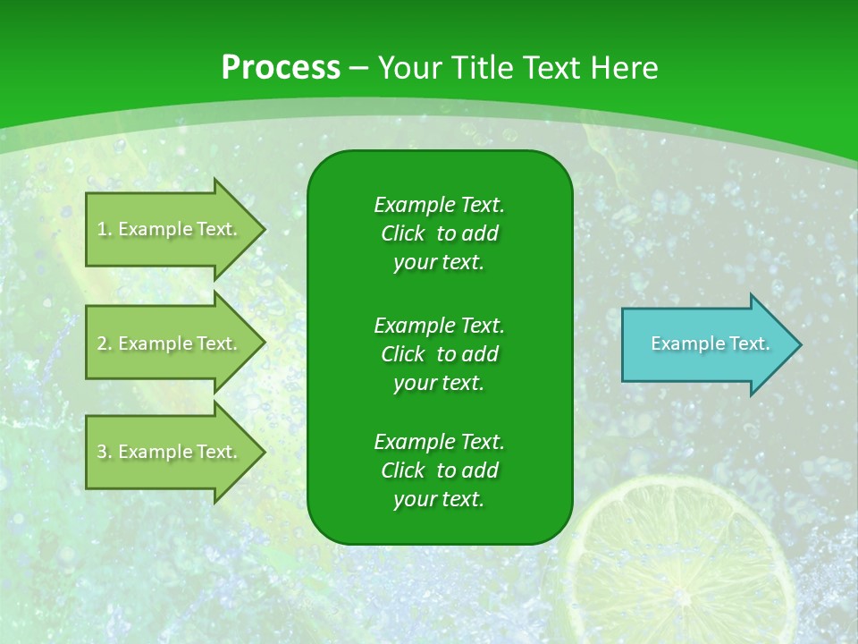 Eau Turbulence Soif PowerPoint Template