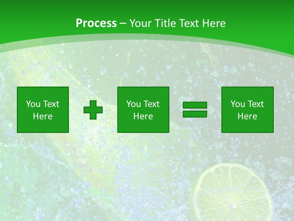 Eau Turbulence Soif PowerPoint Template