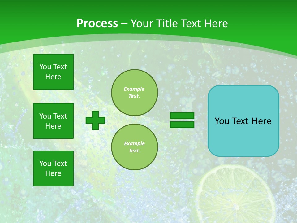 Eau Turbulence Soif PowerPoint Template