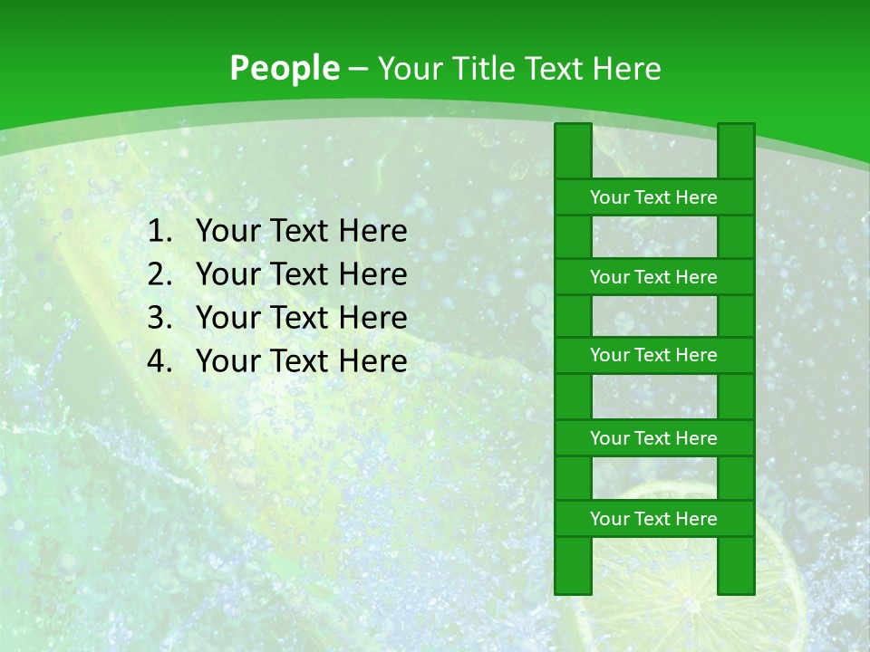 Eau Turbulence Soif PowerPoint Template