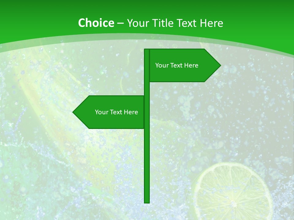Eau Turbulence Soif PowerPoint Template