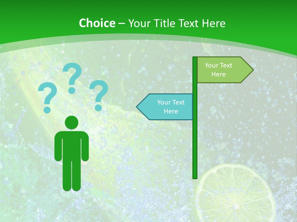 Eau Turbulence Soif PowerPoint Template