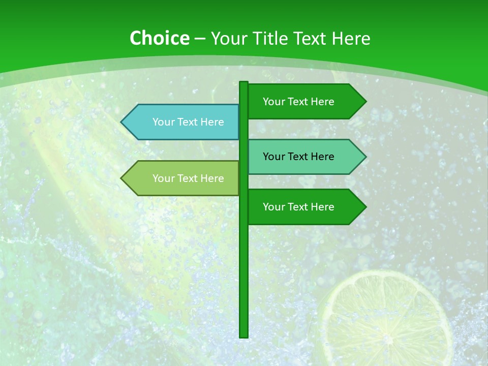Eau Turbulence Soif PowerPoint Template